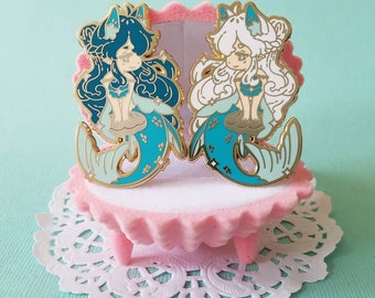 Mermay Twins Hard Enamel Pins