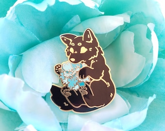Wolf Pup Sister Hard Enamel Pin | Wolfsbane Wolves