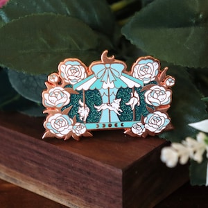 Wolf Carousel Hard Enamel Pin