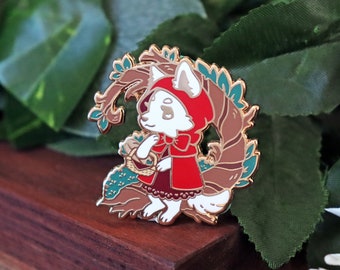 Little Red Riding Wolf Hard Enamel Pin