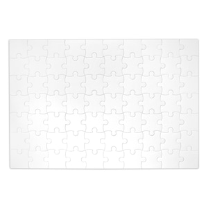 May include: A blank jigsaw puzzle with 100 pieces, ready to be assembled.
