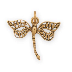 Sterling Silver Dragonfly Charm