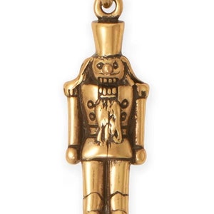 Sterling Silver Christmas Nutcracker Charm Christmas Charm Christmas Jewelry