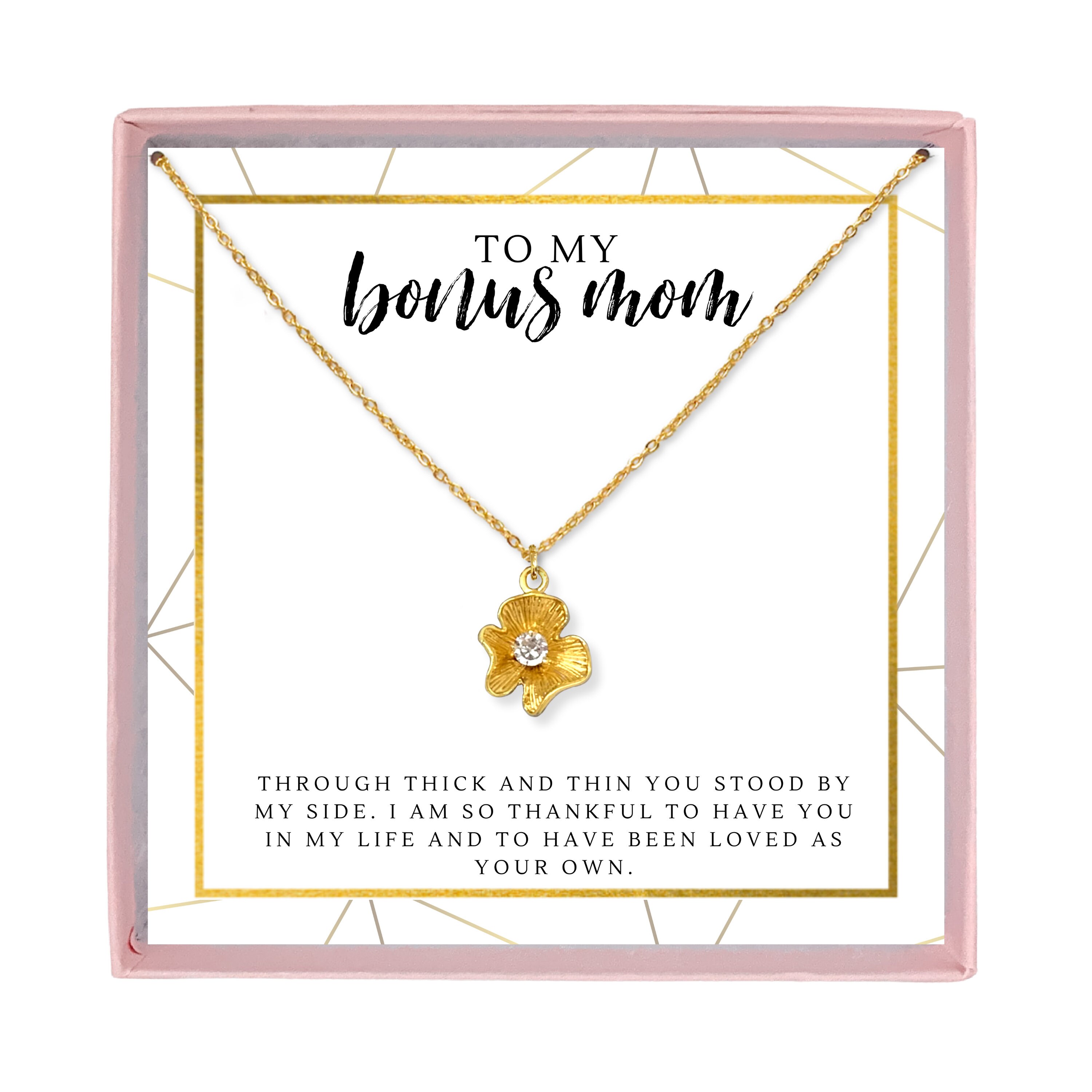 Step Mom Gift Bonus Mom Necklace 