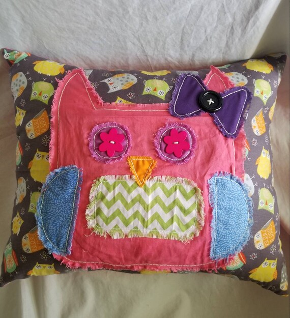 Greycin S Adorable Owl Decorative Pillow Birthday Gifts Etsy