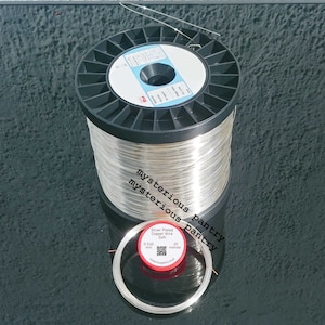 Silver Plated Round Copper Wire - Free Postage