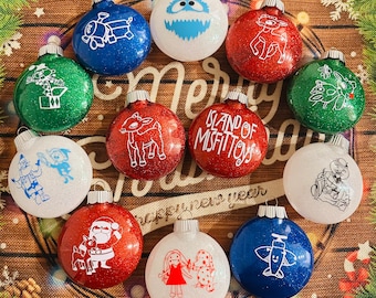Island of the misfit toys ornaments