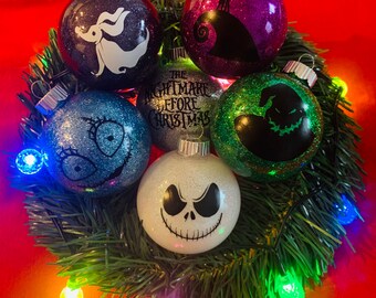 Nightmare Before Christmas Zero Christmas Ornament/Magnet/Dollhouse miniature 