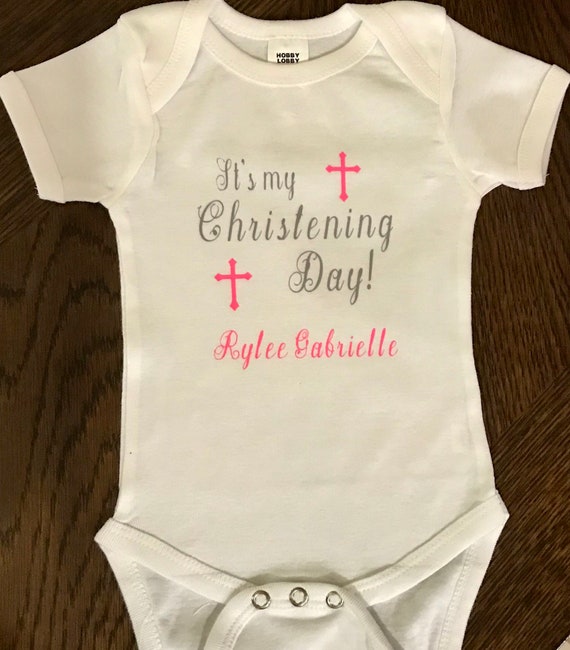 christening onesie