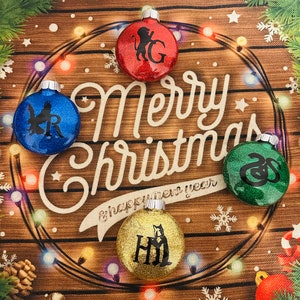 4 house sorting ornaments 4pk