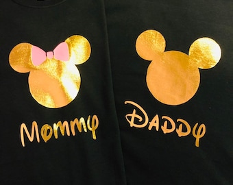 Mommy/Daddy Mickey Mouse ears T-Shirt