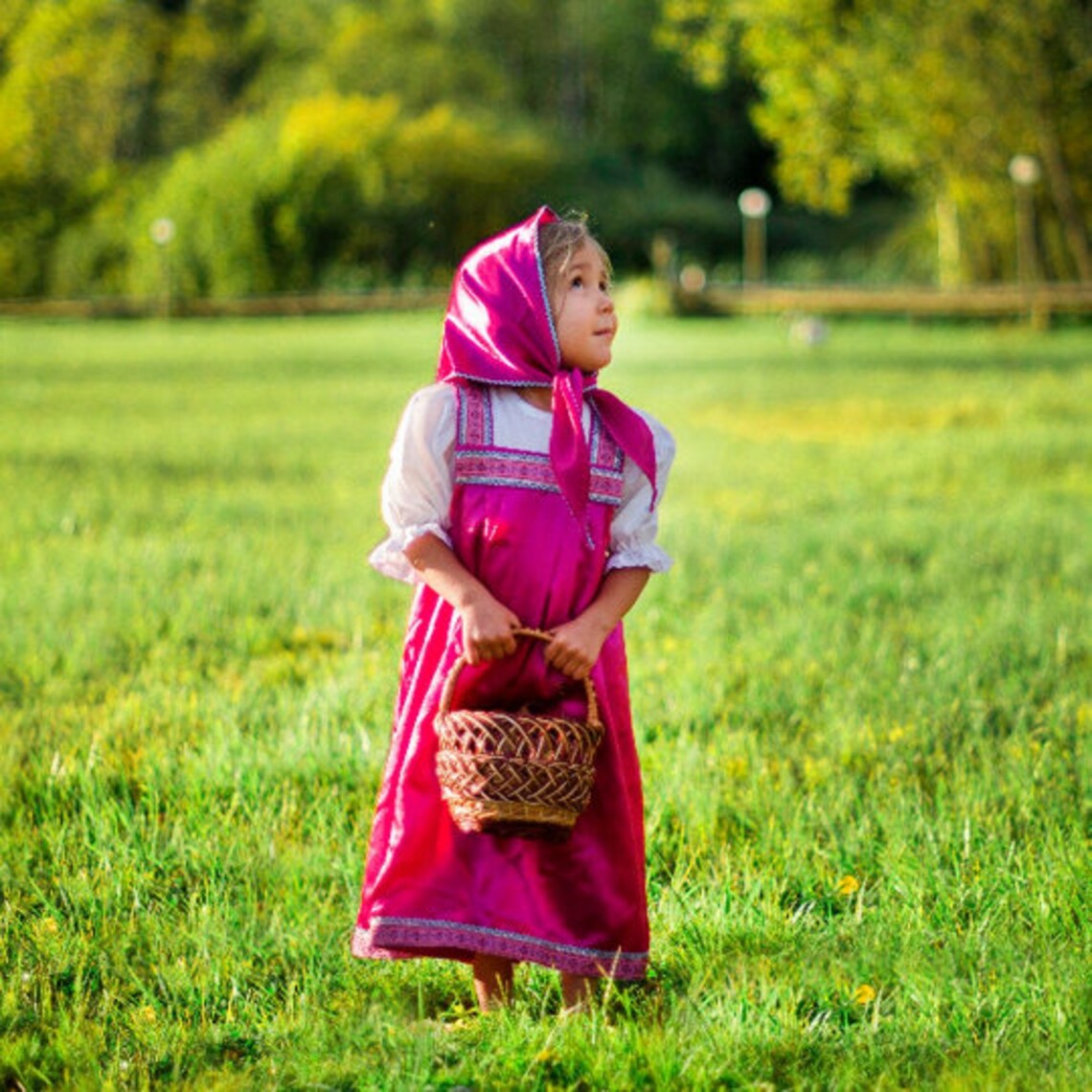 Russian folk dress Halloween costume Birthday dress Etsy