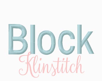 50% Sale!! Brock Embroidery Fonts 2 Sizes Fonts BX Fonts Embroidery Designs PES Fonts Alphabets - Instant Download