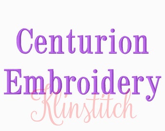 50% Sale!! Centurion Embroidery Fonts 3 Sizes Fonts BX Fonts Embroidery Designs PES Fonts Alphabets - Instant Download