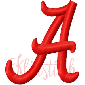 50% Sale!! Alabama Embroidery Fonts 4 Sizes Fonts BX Fonts Embroidery Designs PES Fonts Alphabets - Instant Download