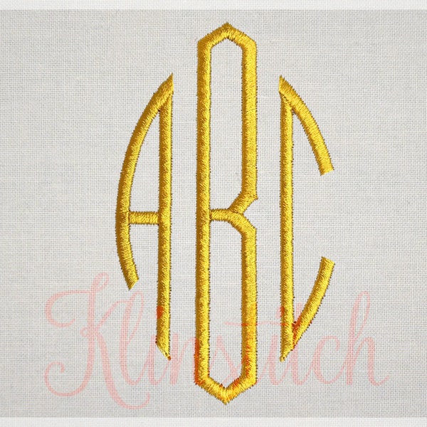 Oval Monogram - Etsy