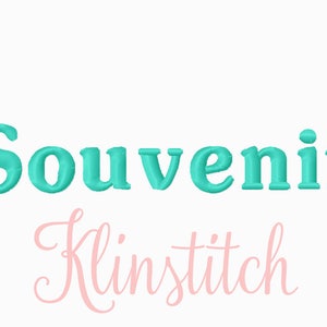 50% Sale!! Souvenir Embroidery Fonts 3 Sizes Fonts BX Fonts Embroidery Designs PES Fonts Alphabets - Instant Download