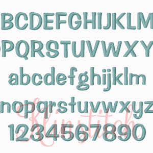 50% Sale!! Impress Embroidery Fonts 4 Sizes Fonts BX Fonts Embroidery Designs PES Fonts Alphabets - Instant Download