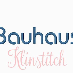 50% Sale!! Bauhaus Embroidery Fonts 5 Sizes Fonts BX Fonts Embroidery Designs PES Fonts Alphabets - Instant Download