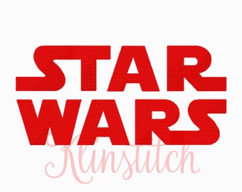 50% Sale!! Star Wars Embroidery Fonts 4 Sizes Fonts BX Fonts Embroidery Designs PES Fonts Alphabets - Instant Download