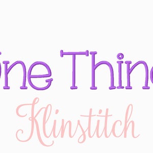 50% Sale!! One Thing Font Stickerei Schriftarten 3 Größen Schriftarten BOX Schriftarten Stickmuster PES Schriftarten Alphabete - Instant Download