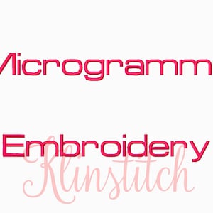 50% Sale!! Microgramma Embroidery Fonts 4 Sizes Fonts BX Fonts Embroidery Designs PES Fonts Alphabets - Instant Download