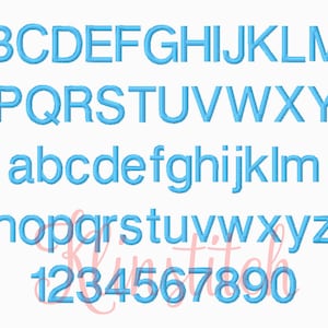 50% Sale!! Helvetica Small Embroidery Fonts 4 Sizes Fonts BX Fonts Embroidery Designs PES Fonts Alphabets - Instant Download