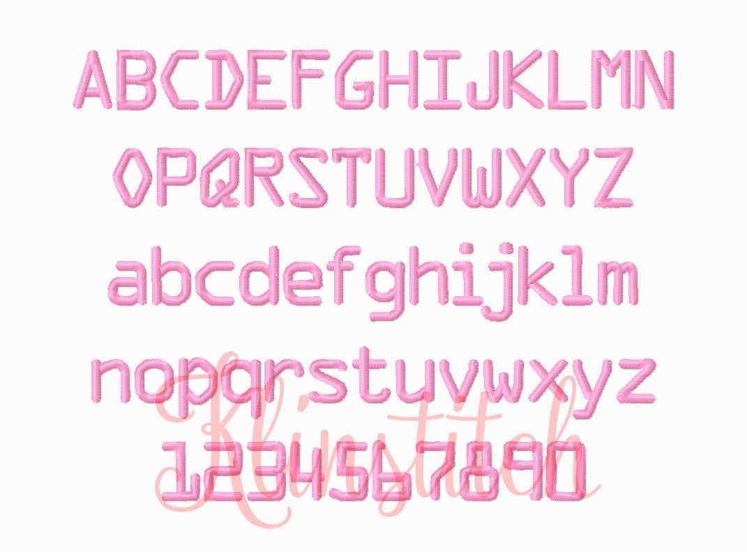 Embroidery Fonts Etsy Embroidery Fonts Etsy