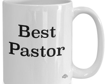 Best pastor mug, coffee cup, gift for pastor