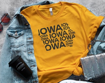 Iowa - State Shape Unisex T-Shirt