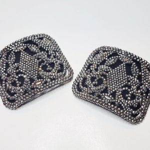 Pair of Cut Steel Shoe Clips