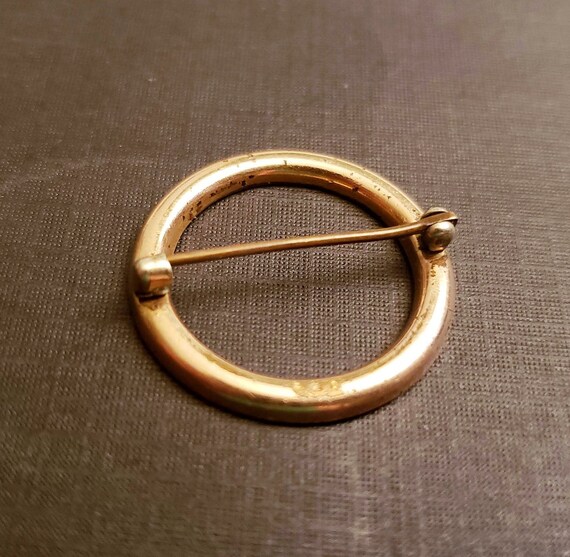 Gold Filled Circlet Pin - image 3