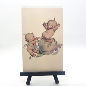 Cartolina postale di Pasqua Kewpies con riproduzione vintage