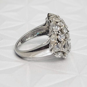 Sterling CZ Cocktail Ring image 6