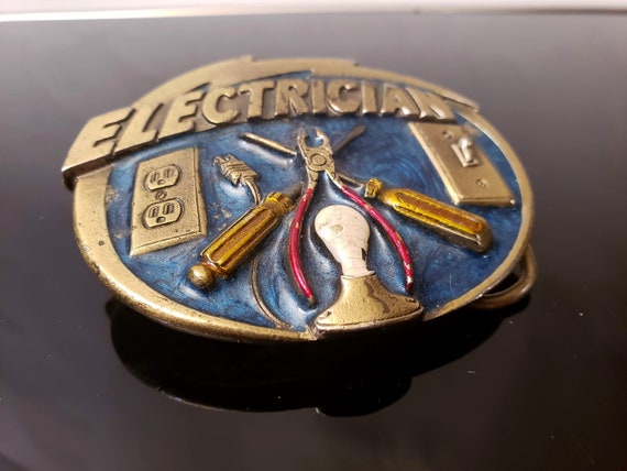 electrician belt buckle