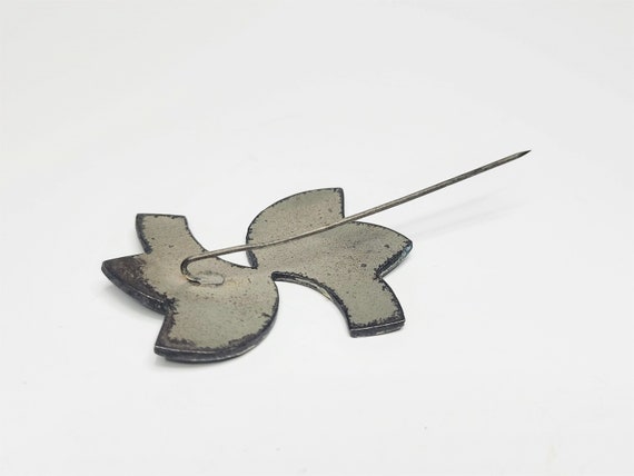 Inlaid Abalone Pin Wheel Stickpin - image 5