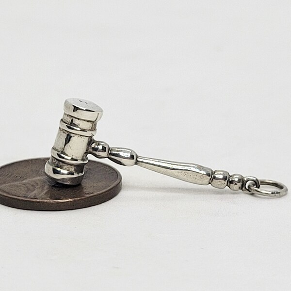 Gavel Charm Etsy