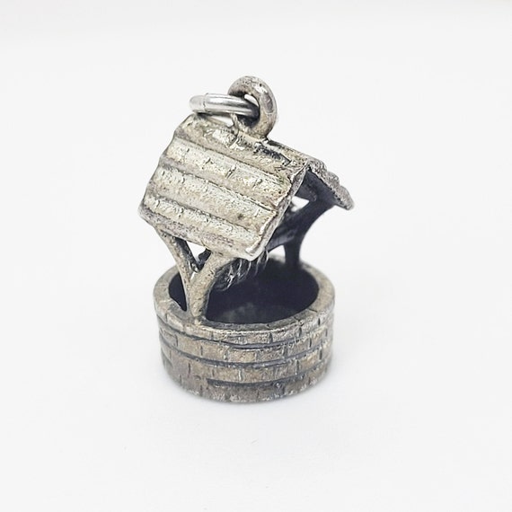 Sterling Wishing Well Charm or Pendant - image 2