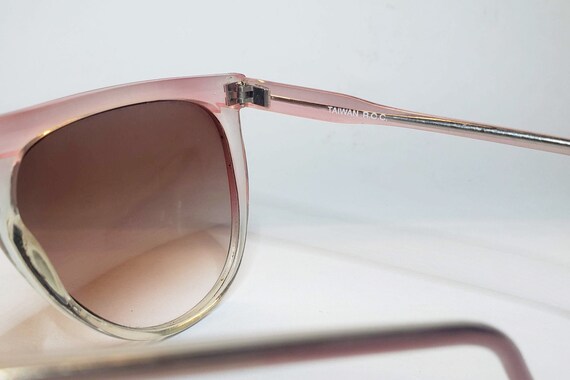 Pink Plastic Oversized Sunglasses - image 5