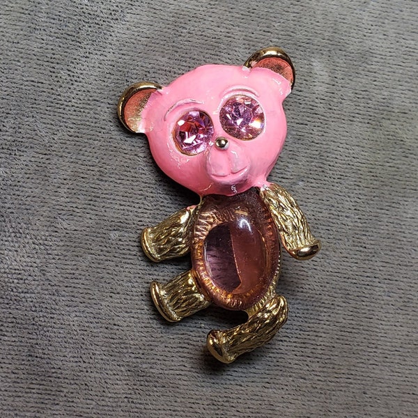 Pink Jelly Belly Bear Pin