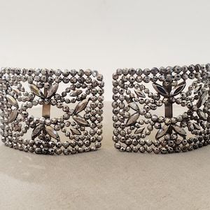 Antique Pair of Cut Steel Shoe Buckles