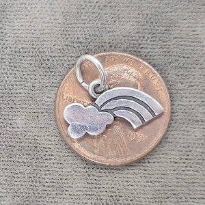 Sterling Retired James Avery Rainbow Cloud Charm