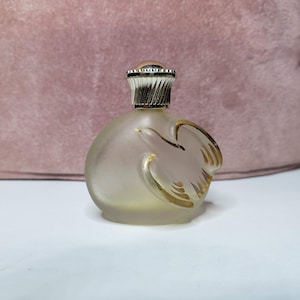 Vintage Nina Ricci Molded Glass Perfume Bottle