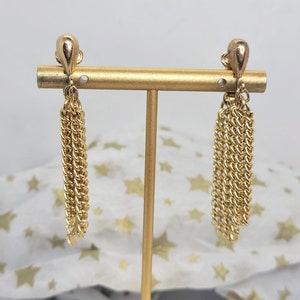 Sarah Coventry Tassel Magic Clip On Earrings