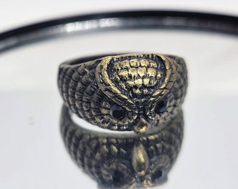 Bronze Tone Owl Ring