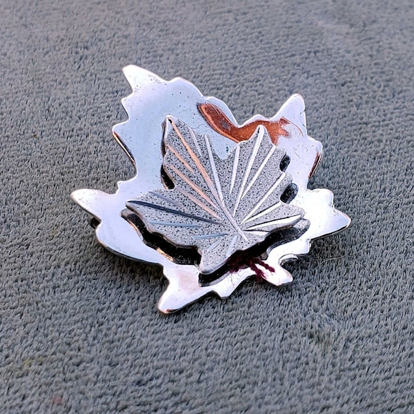 Bond Boyd Sterling Maple Leaf Pin