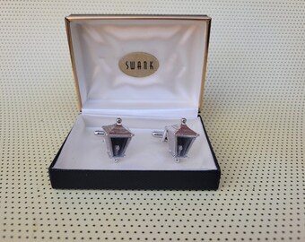 Swank Street Light Cuff Links In Original Box