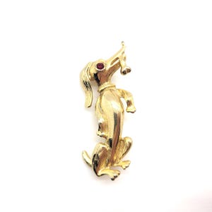 Humorous Dachshund Brooch