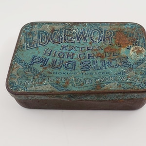 Lithographed Edgeworth Tobacco Tin