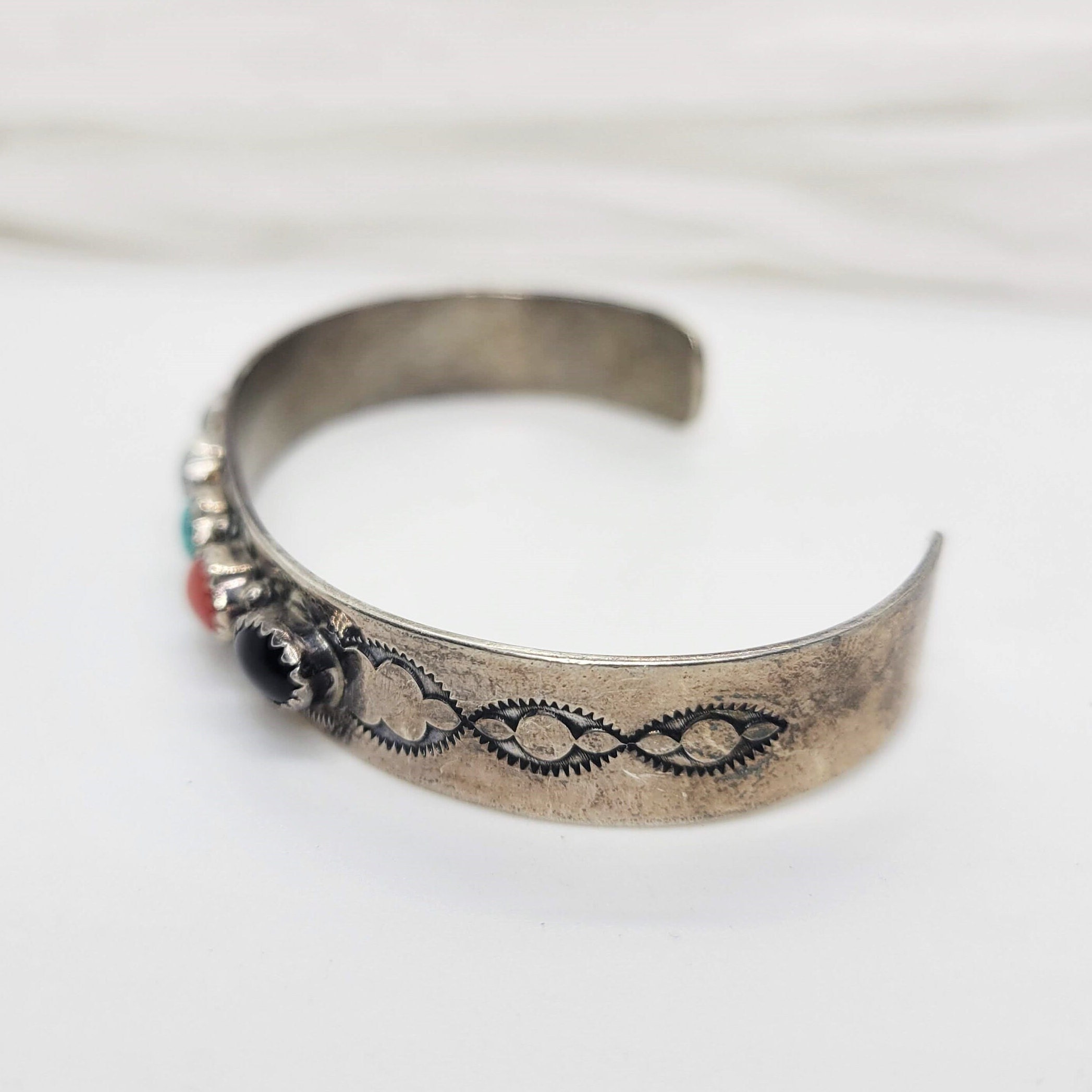 Tom Taylor 5 Stone Sterling Cuff Bracelet - Etsy
